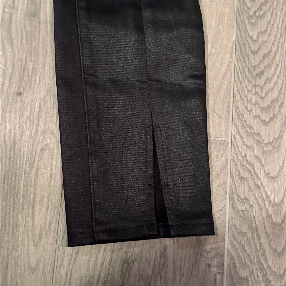 L’Agence Women Black Skinny Leather Pants Size 23