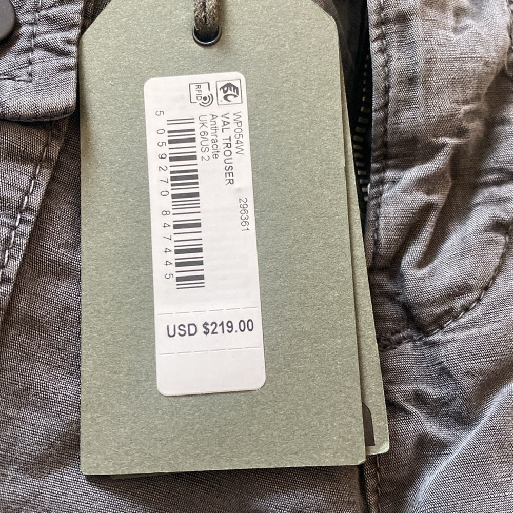NWT All Saints Women’s Gray Cargo Pants Size 2