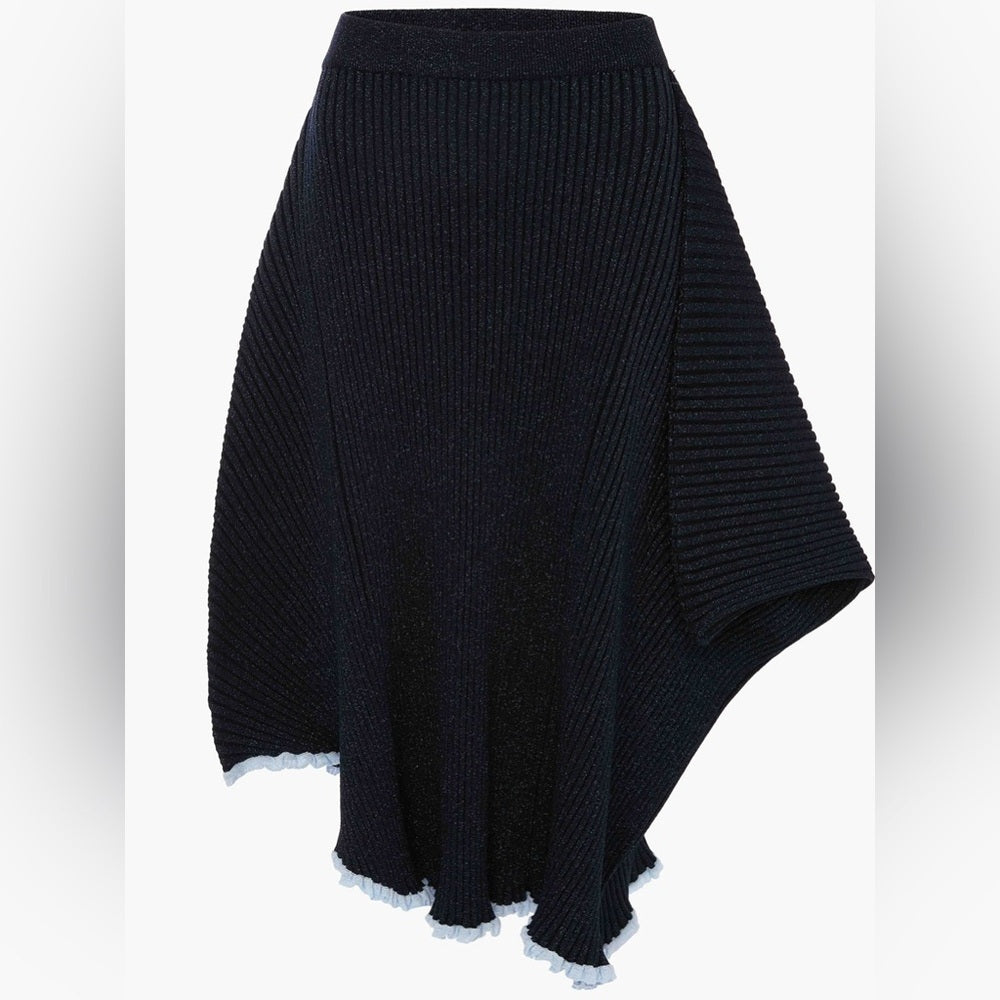 NWT JW Anderson Woman’s Navy Infinity Skirt Size XL