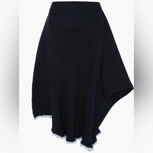 NWT JW Anderson Woman’s Navy Infinity Skirt Size XL