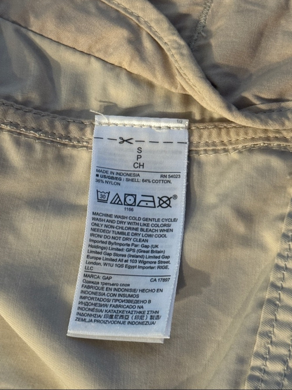 GAP Women’s Light Tan Jacket Size Small