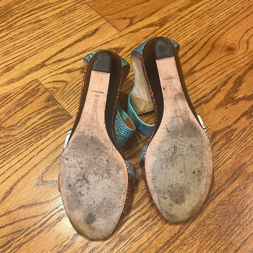 Rebecca Minkoff Woman’s Printed Heels Size 9M