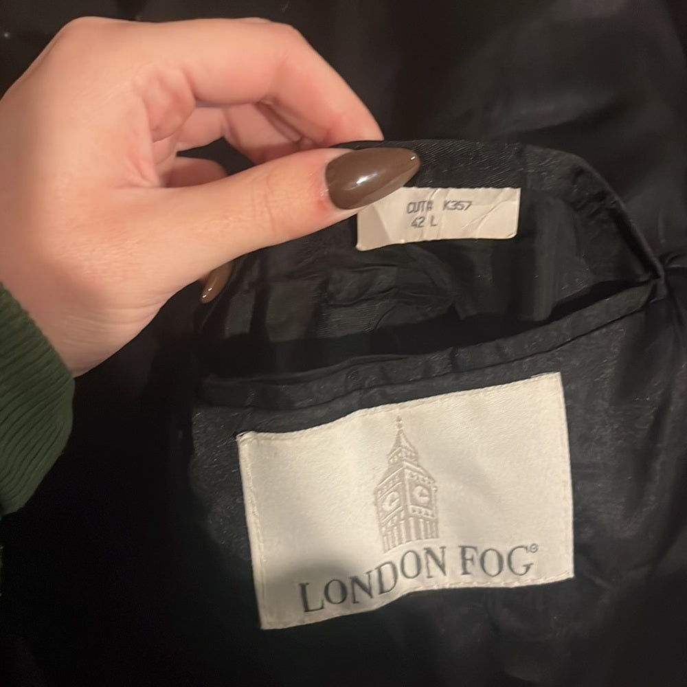London Fog Men’s Black Jacket Size L
