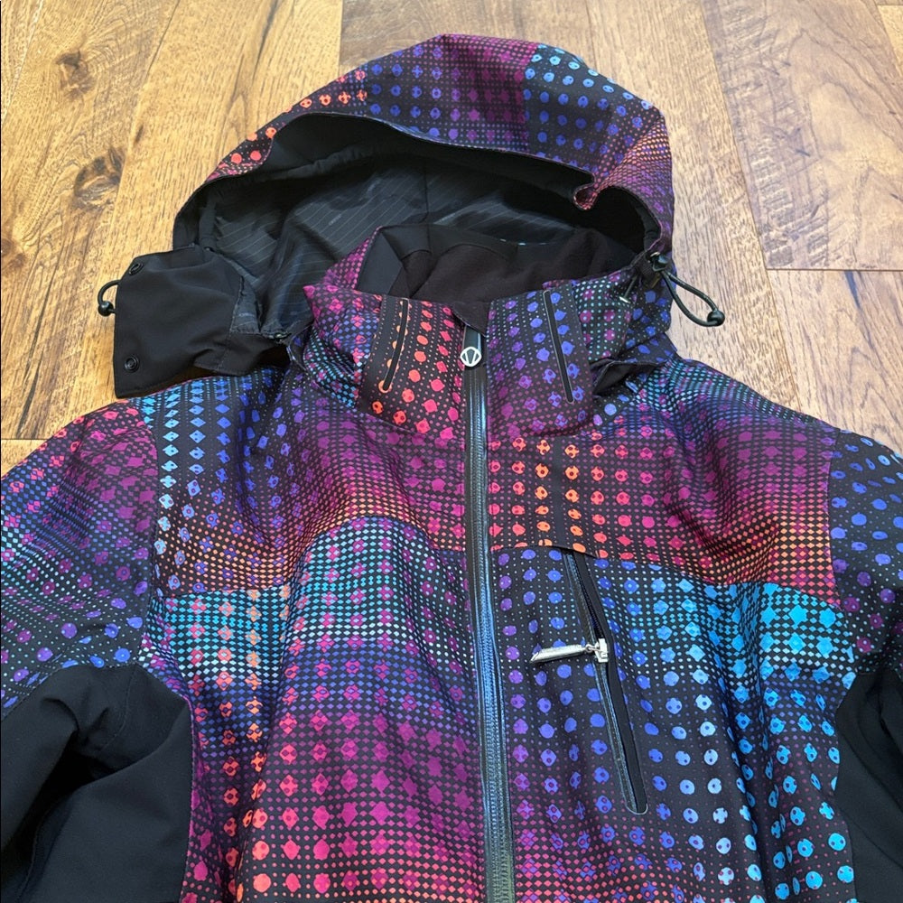 Sunice Woman’s Colorful Printed Snow Jacket Size US 8