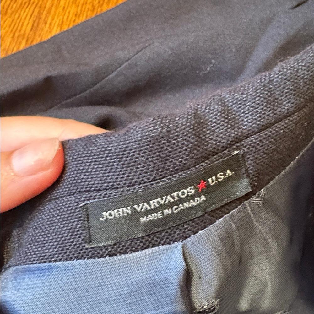 John Varvatos USA Men’s Blue Blazer Size 44R