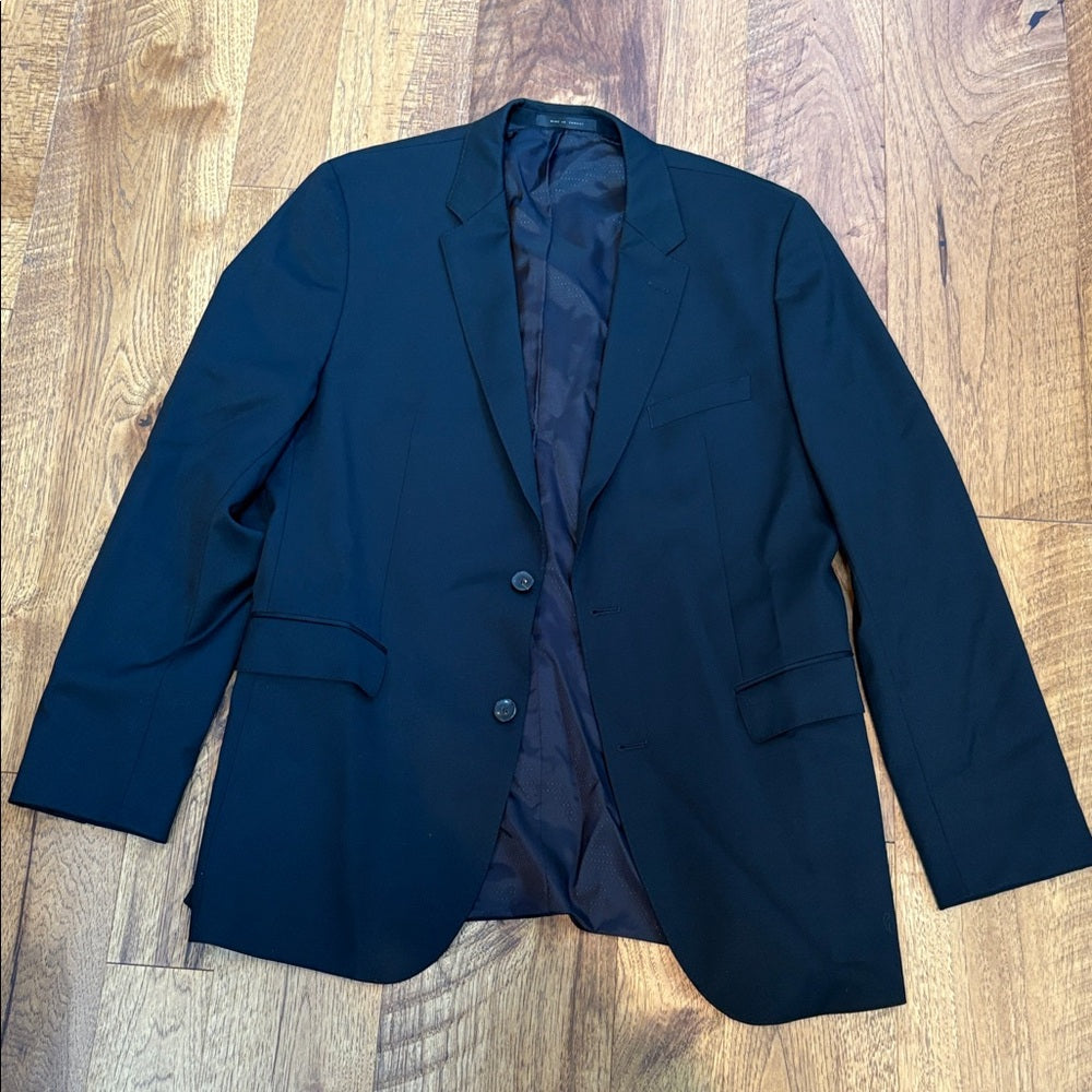 Hugo Boss Men’s Black Super 100 Suit 42L