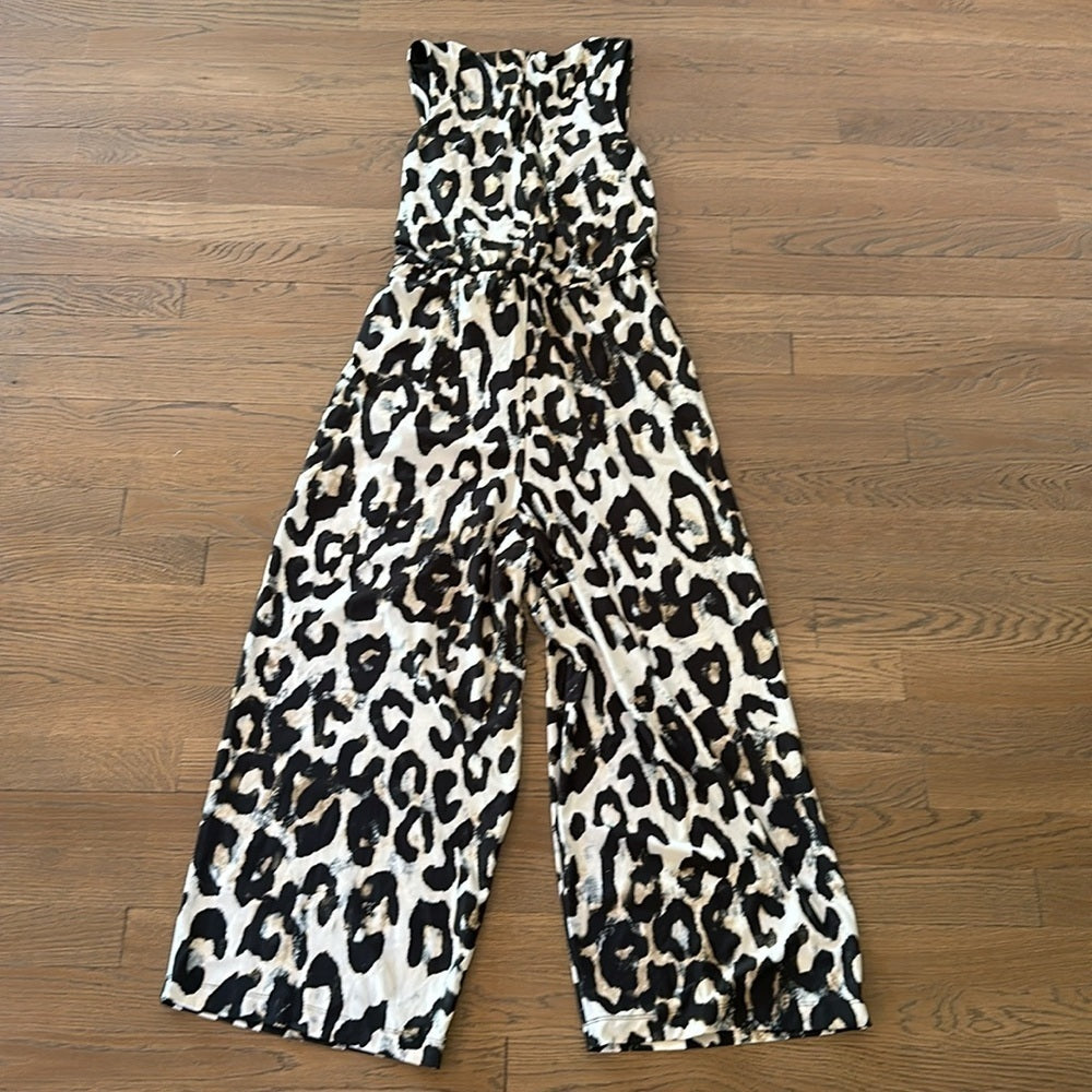 Karen Kane Women’s Cheetah Jumpsuit - Size Medium