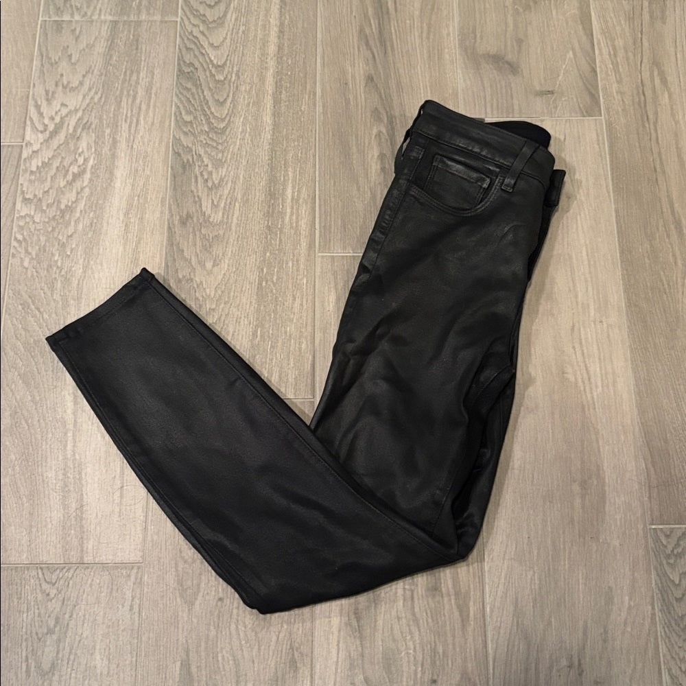 L'AGENCE Women’s Black Skinny Leather Pants Size 23