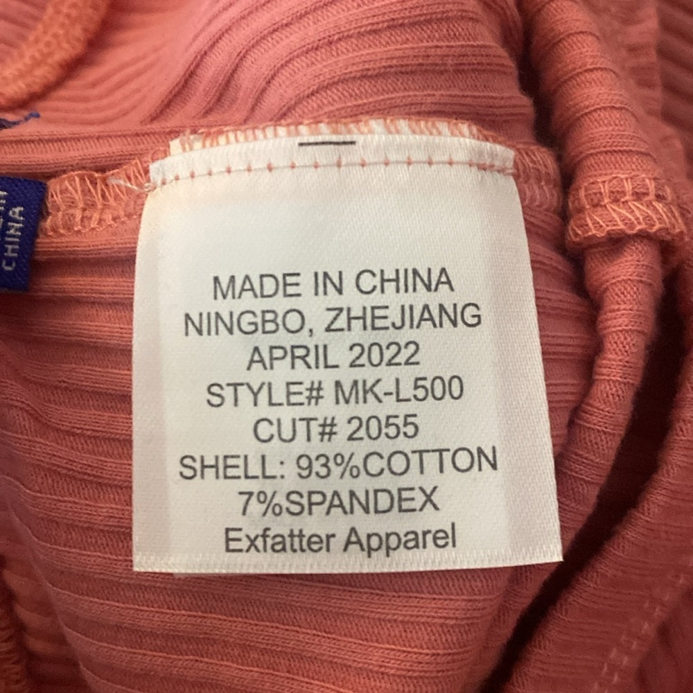 NWT Maison Me Girls Pink Ribbed Leggings Size 8Y