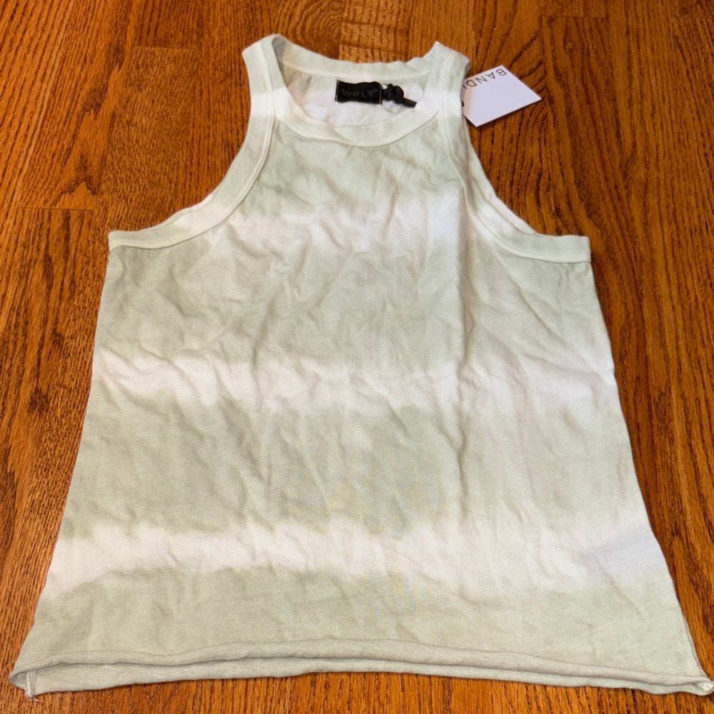 NWT WSLY Woman’s The Rivington Sage Tie Dye Weekend Tank Size S