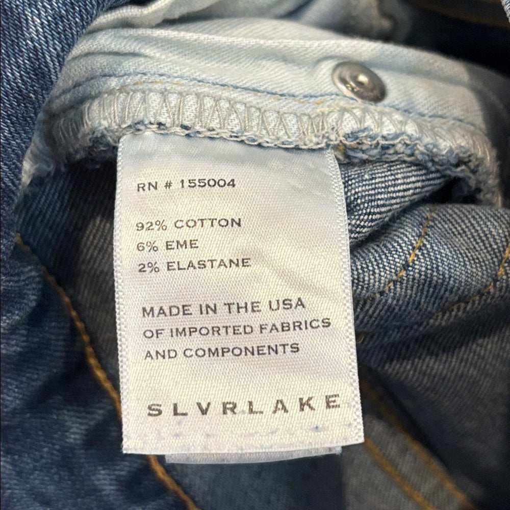 SLVRLAKE Women’s Denim Straight Leg Jeans Size 24