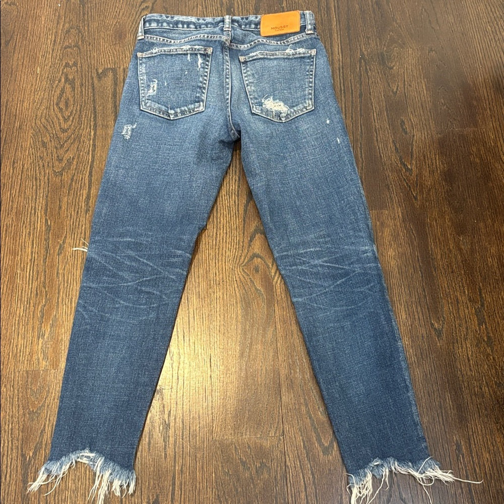 Moussy Vintage Women’s Blue Denim Jeans Size 24