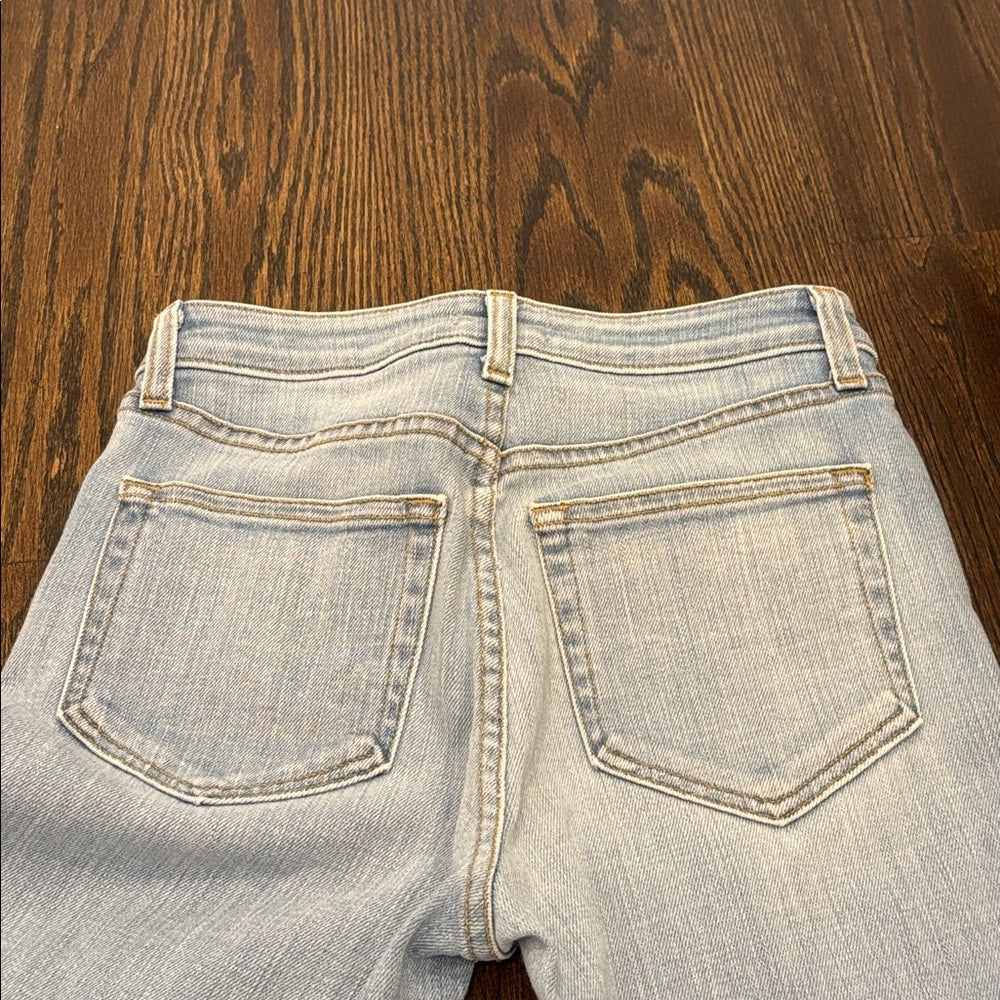 L’AGENCE Women’s Light Blue Distressed Jeans Size 23