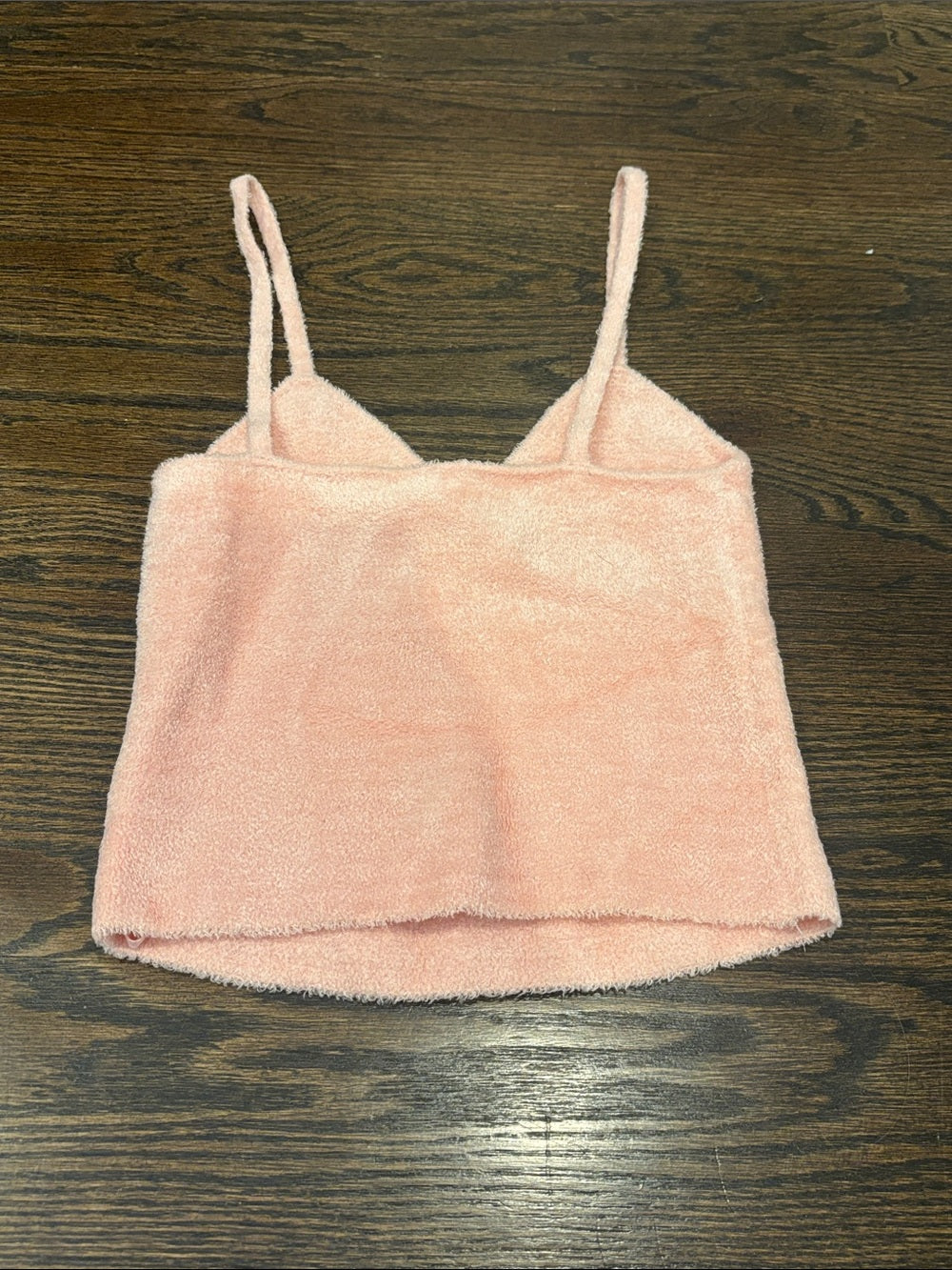 NWT Alice + Olivia Women’s Blush Pink Fuzzy Camisole Size Medium