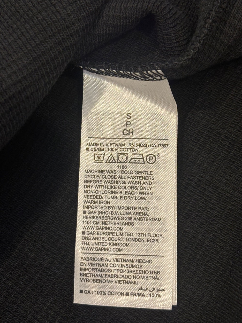 NWT Banana Republic Men’s Black Short-Sleeve Button-Down Shirt Size Small
