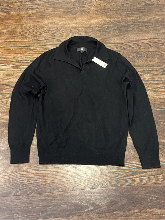 NWT Banana Republic Women’s Black Collared V-Neck Sweater Size Small
