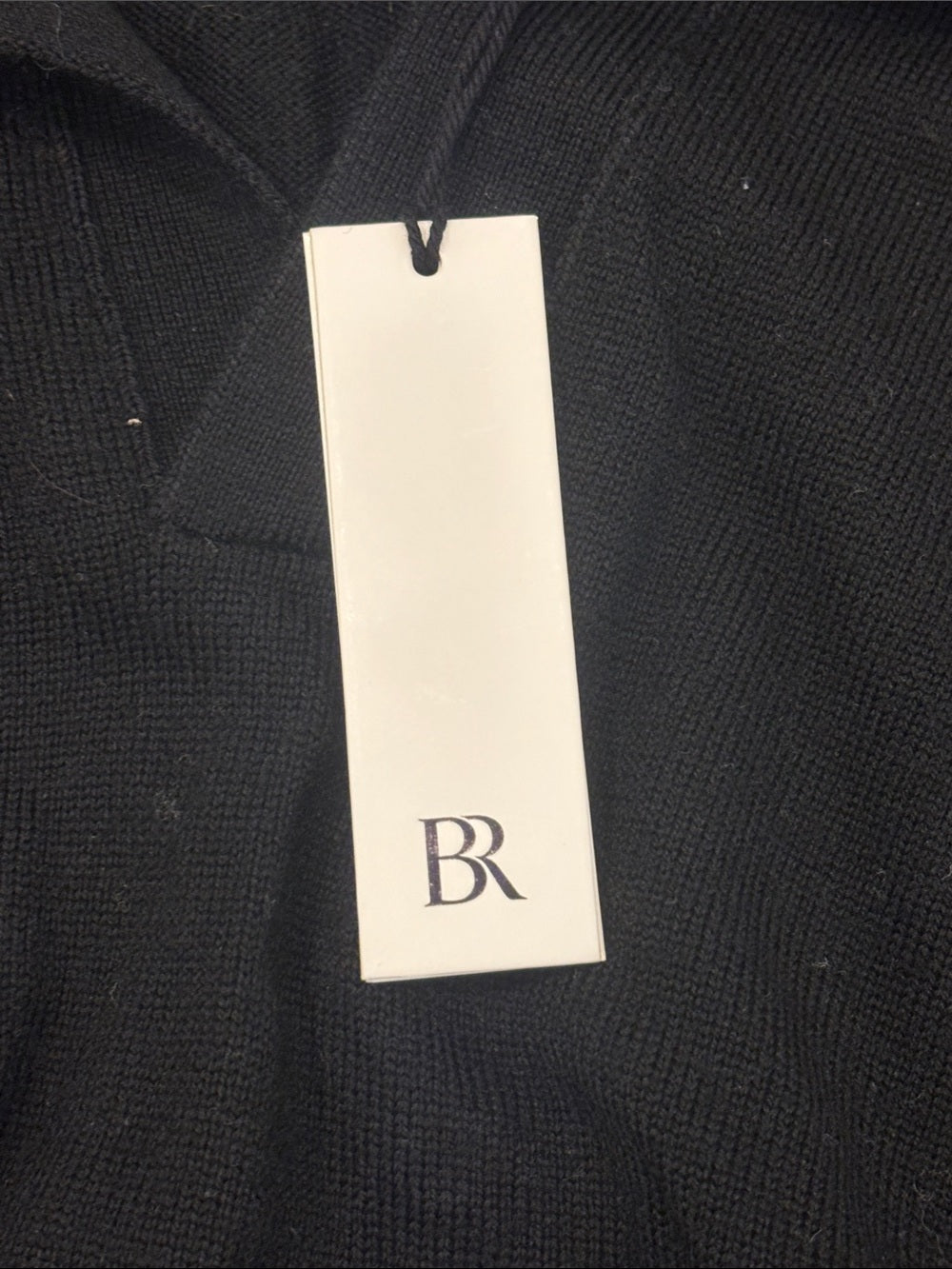 NWT Banana Republic Women’s Black Collared V-Neck Sweater Size Small