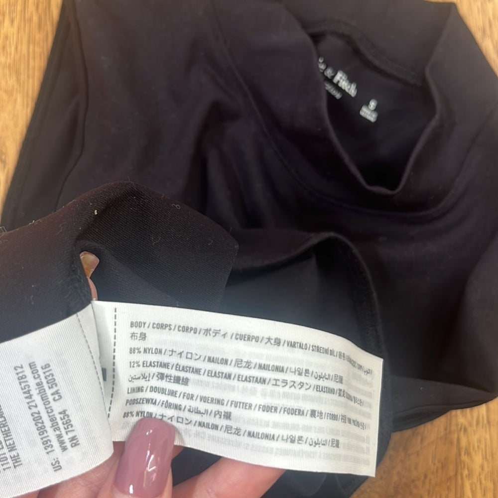 Abercrombie & Fitch Woman’s Black Bodysuit Size S