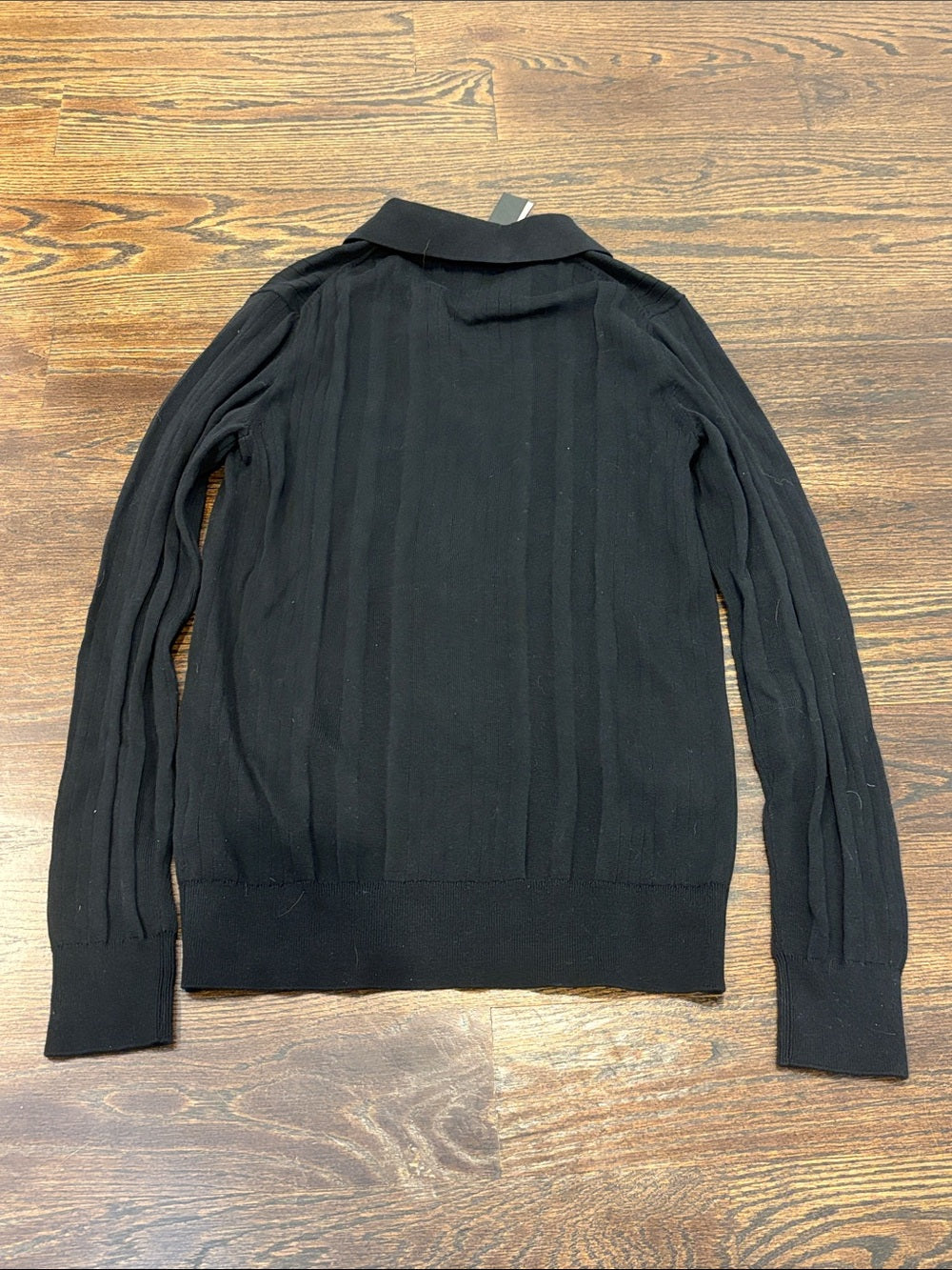 NWT Banana Republic Men’s Black V-Neck Collared Sweater Size Small