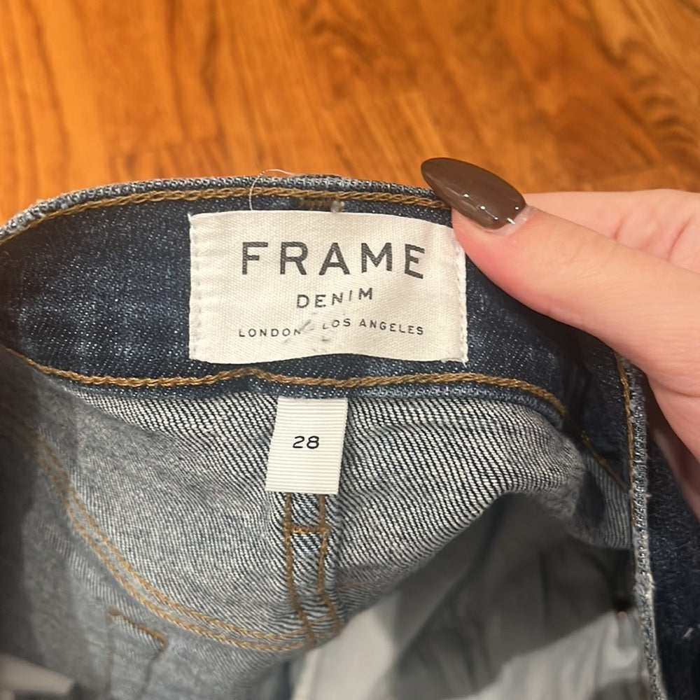 Frame Denim Woman’s Le Brigette Jean Shorts Size 28