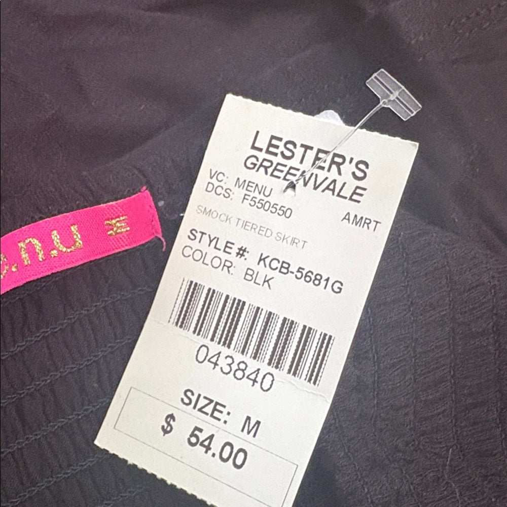 NWT Katie J NYC Junior’s Black Skirt Size M