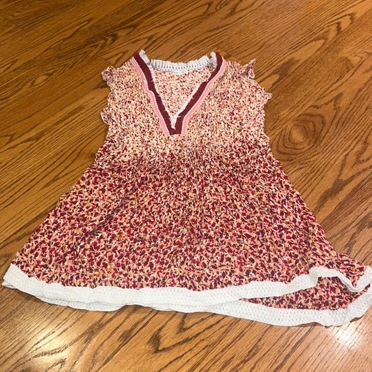 Poupette St Barth Woman’s Red Printed Dress Size S