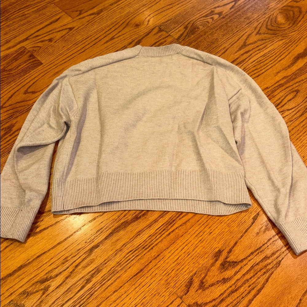 MNG Woman’s Sand Crewneck Sweater Size XS