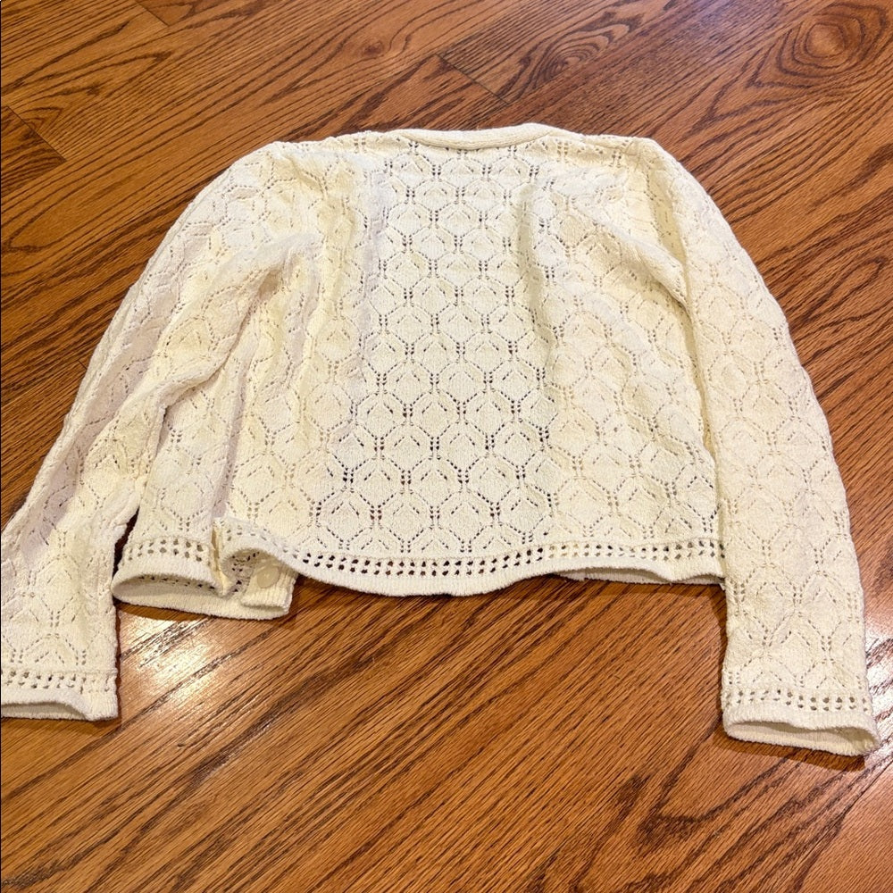 MNG Woman’s Cream Cardigan Size XS