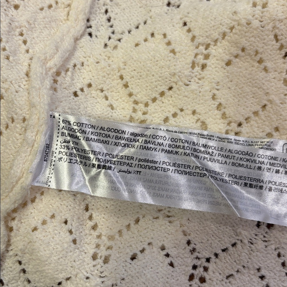 MNG Woman’s Cream Cardigan Size XS