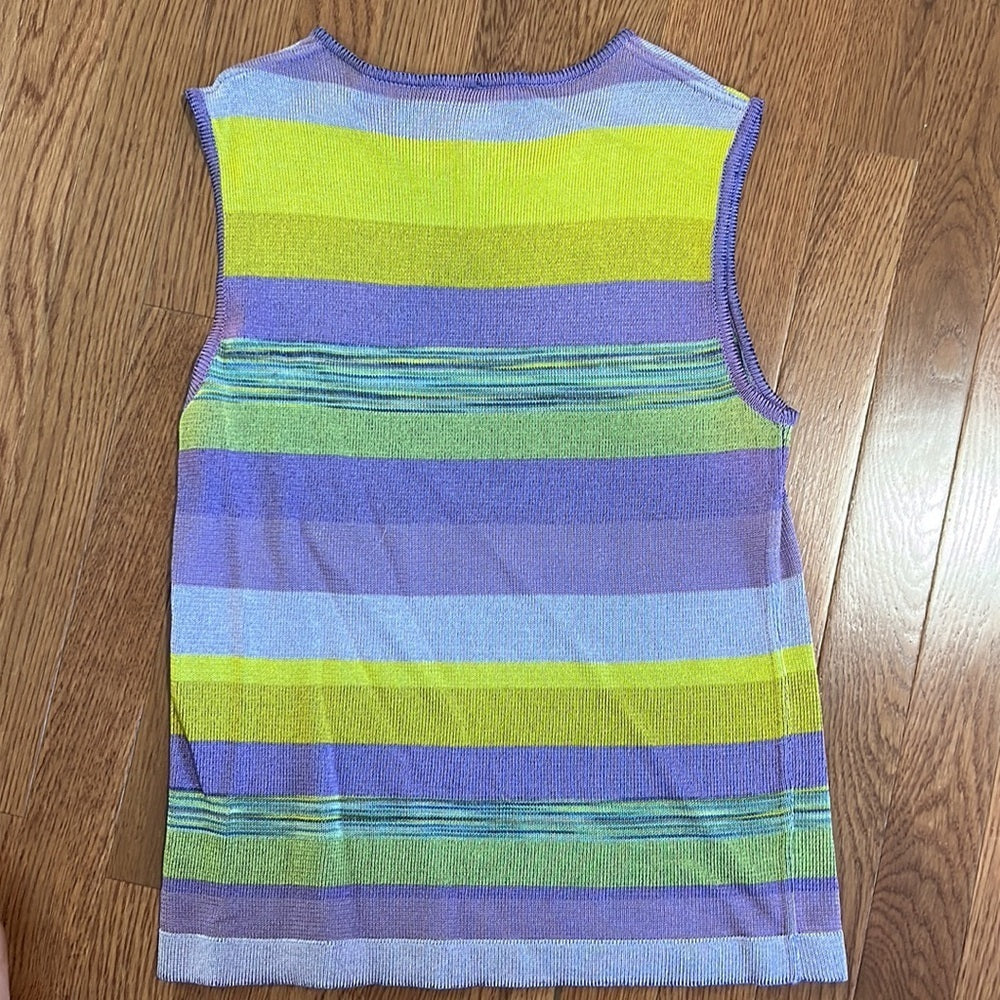 Missoni Women’s Patterned Striped Tank Top Size 40