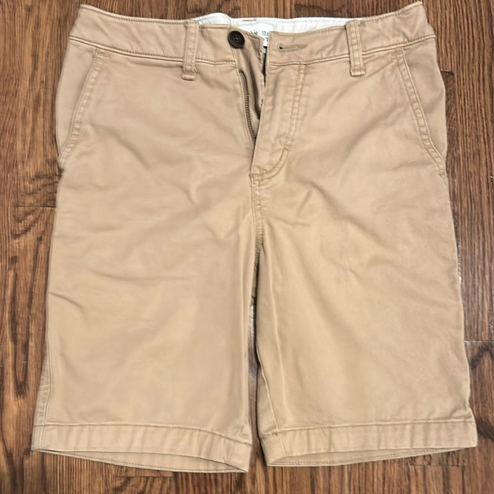Abercrombie & Fitch Boys Tan Jean Shorts Size 13/14