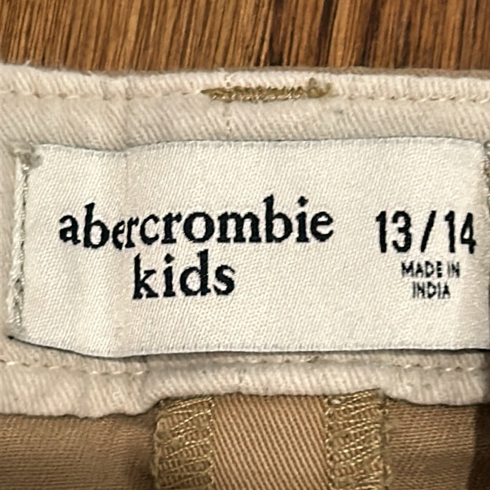 Abercrombie & Fitch Boys Tan Jean Shorts Size 13/14