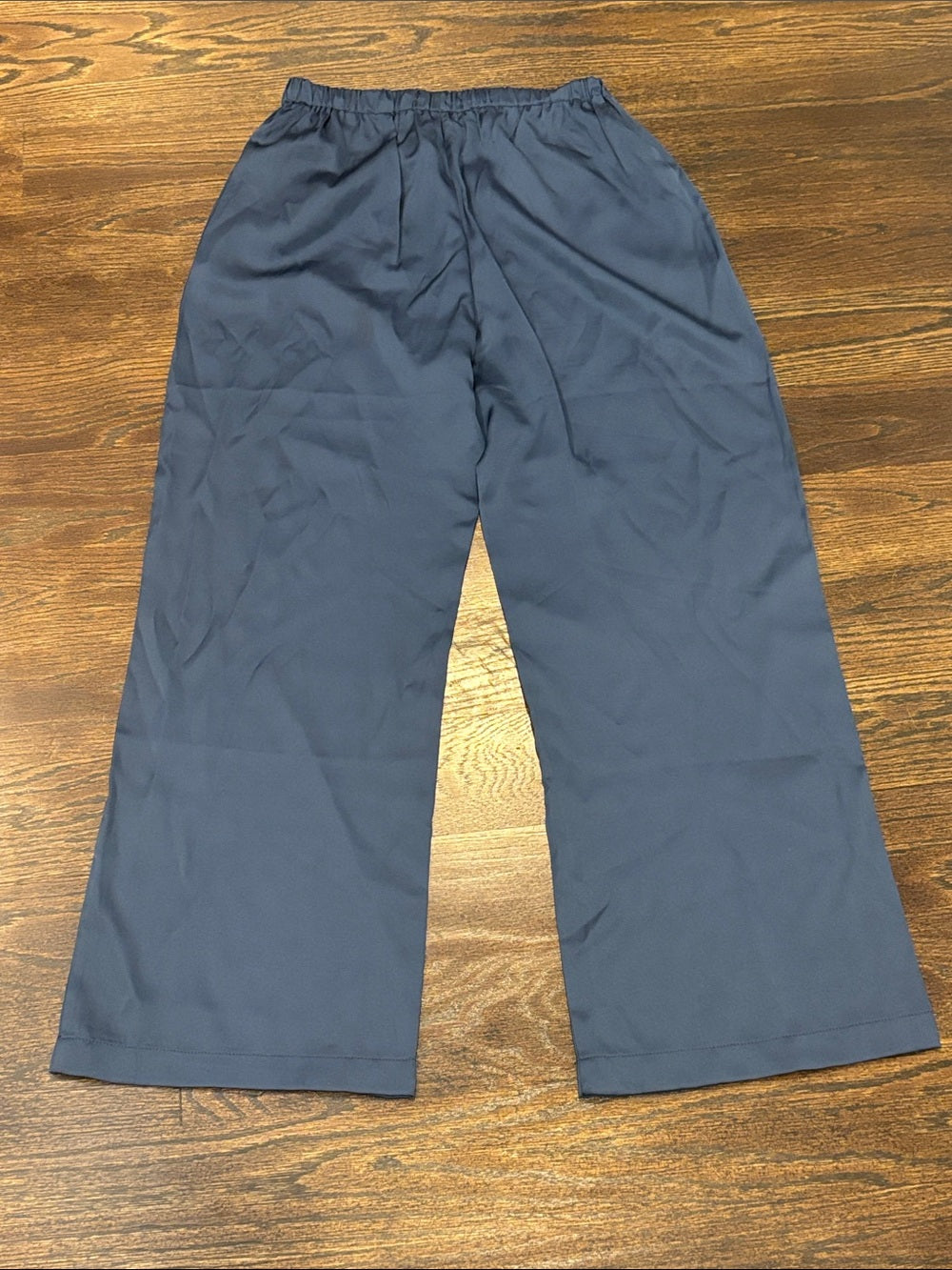 Abercrombie & Fitch Women's Straight Leg Drawstring Pants - Navy Blue Size Small