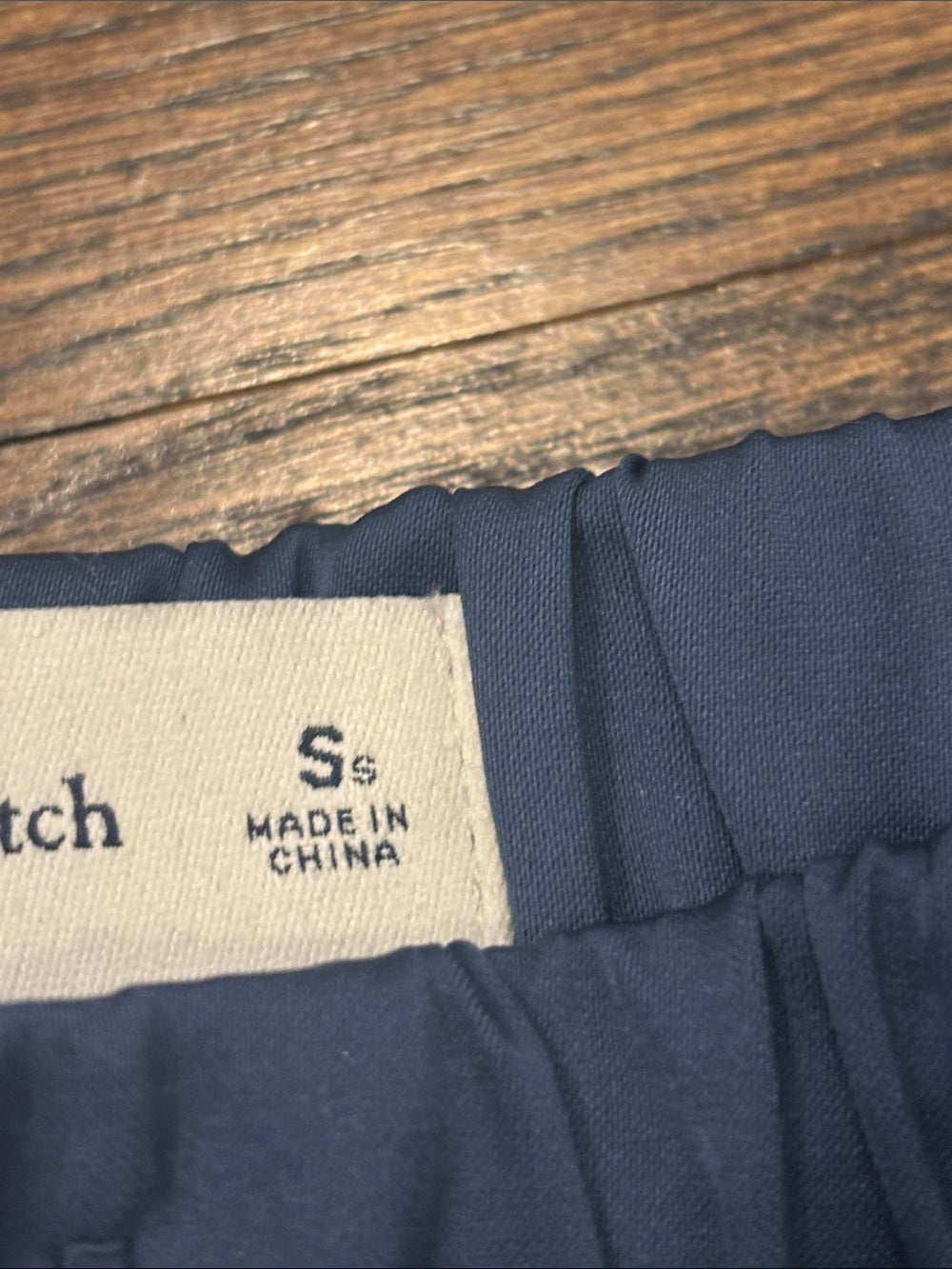 Abercrombie & Fitch Women's Straight Leg Drawstring Pants - Navy Blue Size Small