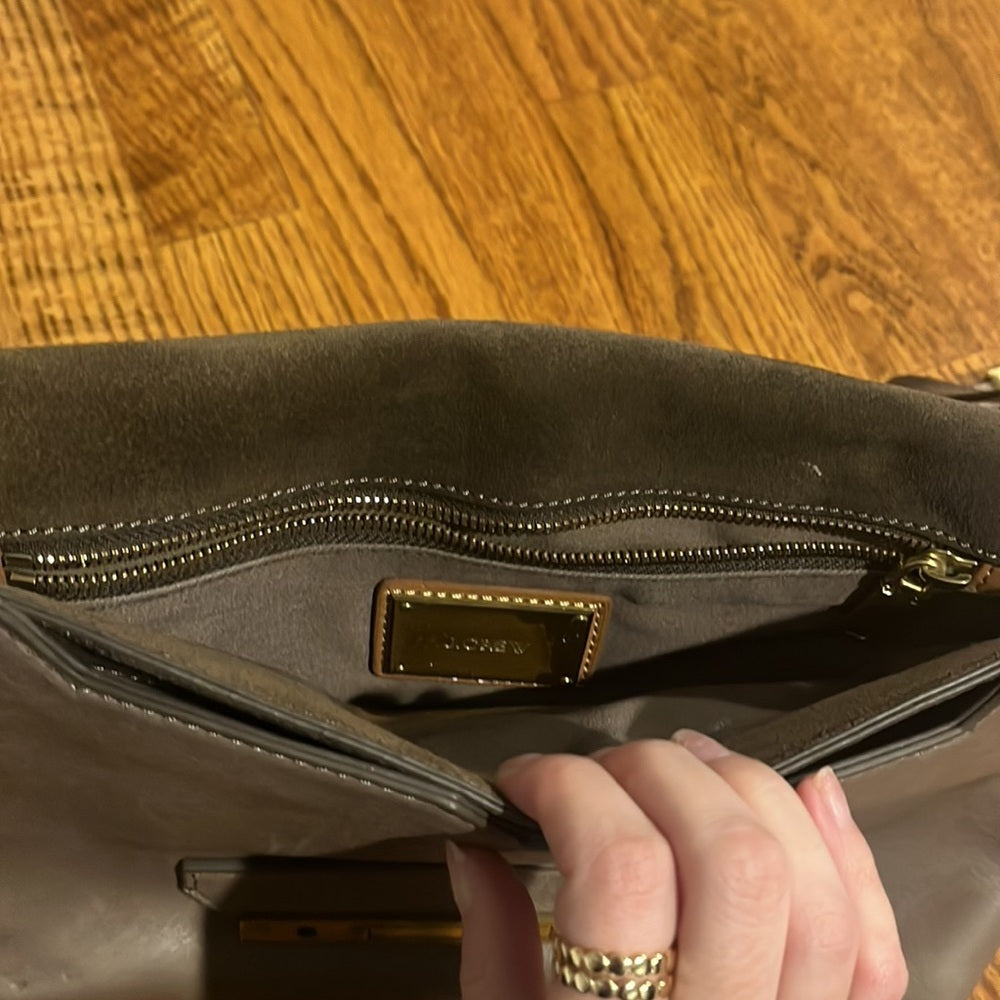 J Crew Woman’s Grey Crossbody Bag