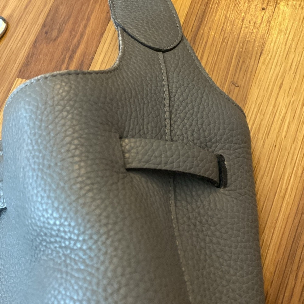 Peter Kent Women’s Gray Leather Bag OS