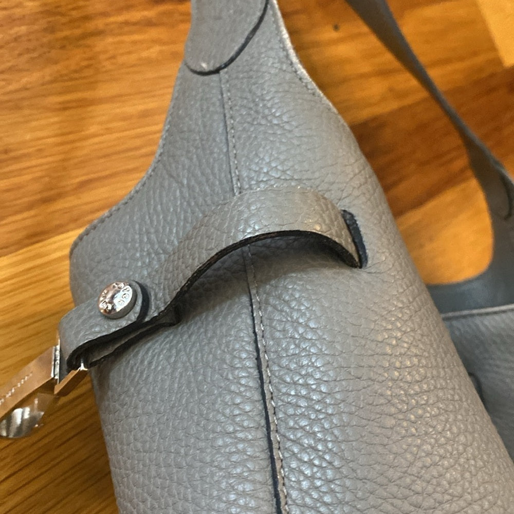Peter Kent Women’s Gray Leather Bag OS