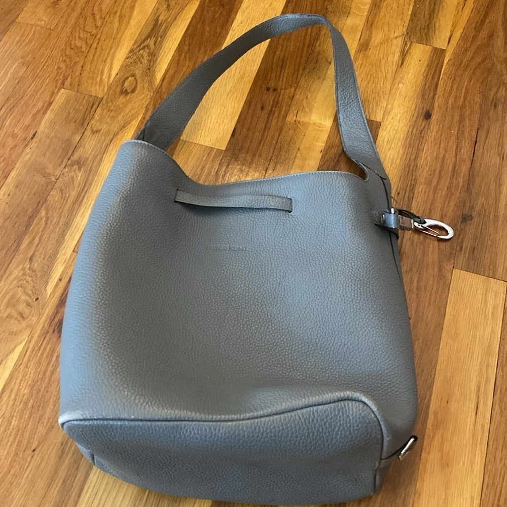 Peter Kent Women’s Gray Leather Bag OS