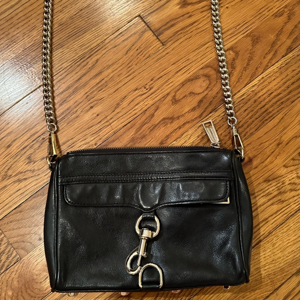 Rebecca Minkoff Black Leather Cross Body Bag