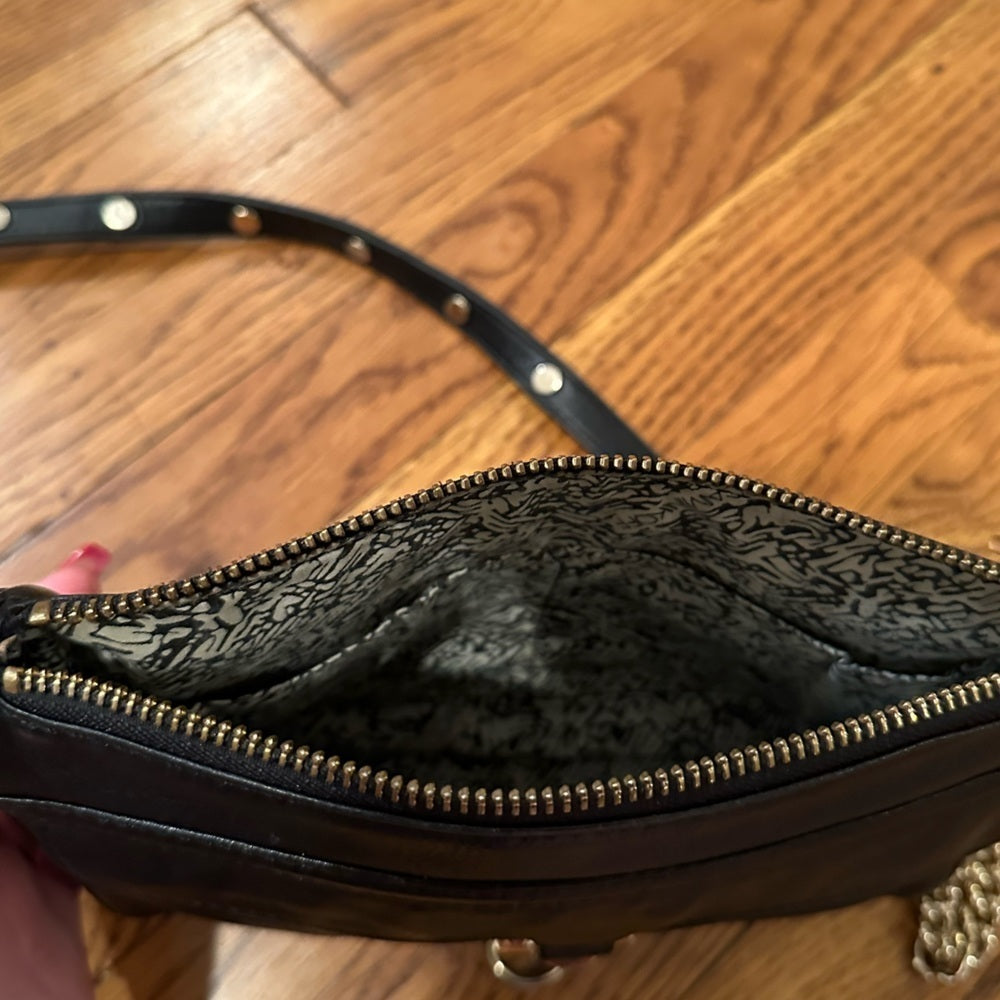 Rebecca Minkoff Black Leather Cross Body Bag