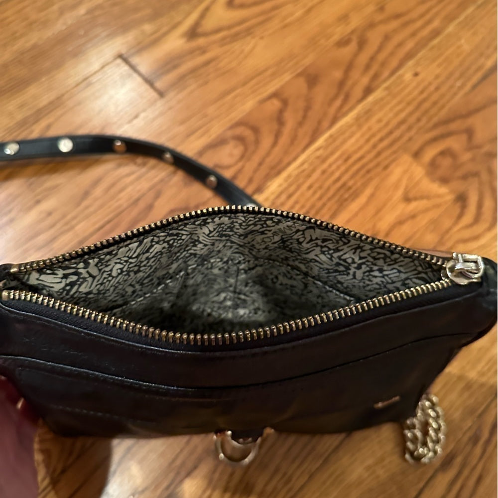 Rebecca Minkoff Black Leather Cross Body Bag
