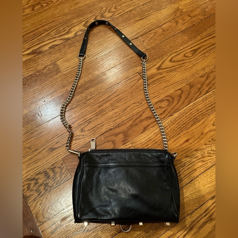 Rebecca Minkoff Black Leather Cross Body Bag