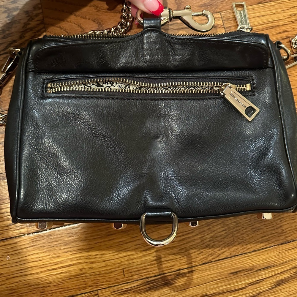 Rebecca Minkoff Black Leather Cross Body Bag