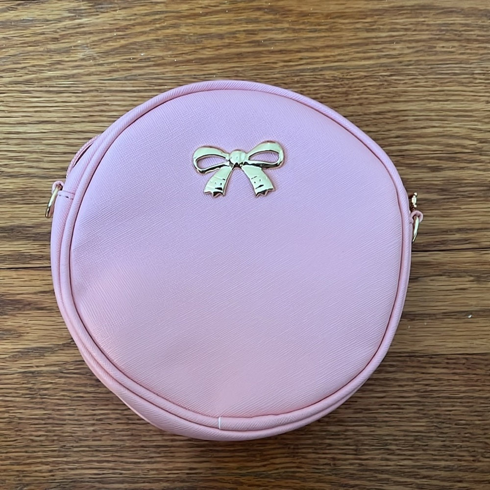 Maccinelo Women’s Pink Backpack With Matching Makeup Bag