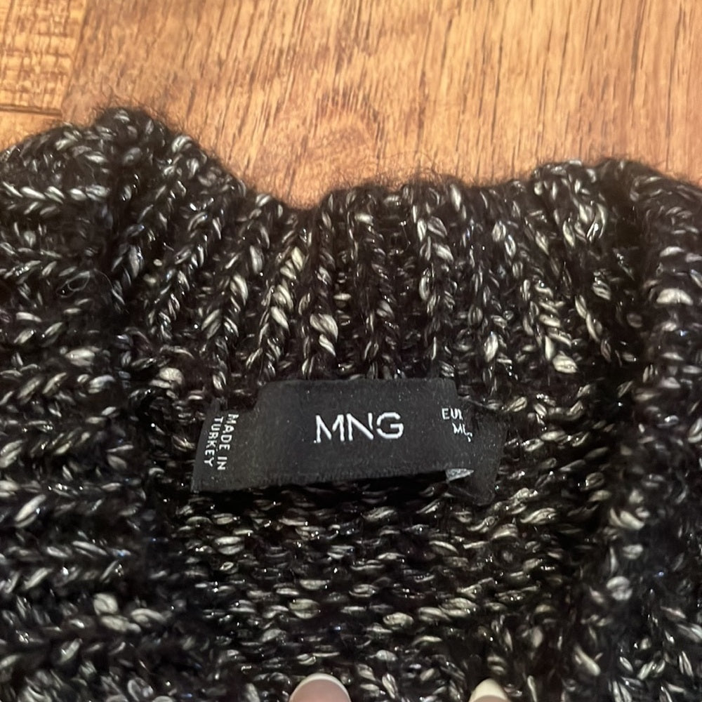 MNG Woman’s Black Sweater Size XS