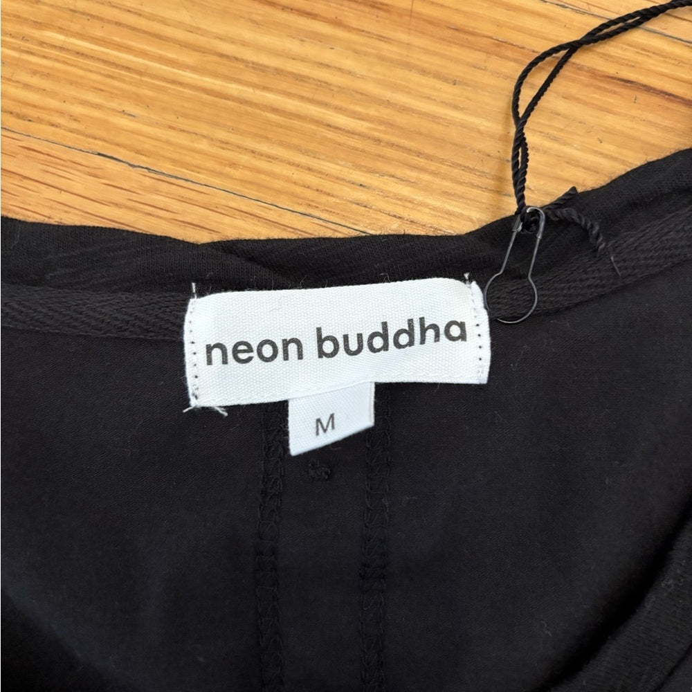 NWT Neon Buddha Women's Black Top Size M