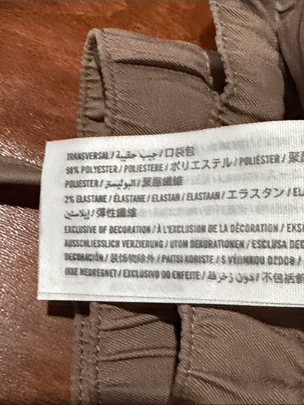 Abercrombie And Fitch Womens Relaxed Cargo Pants in Taupe Size Medium