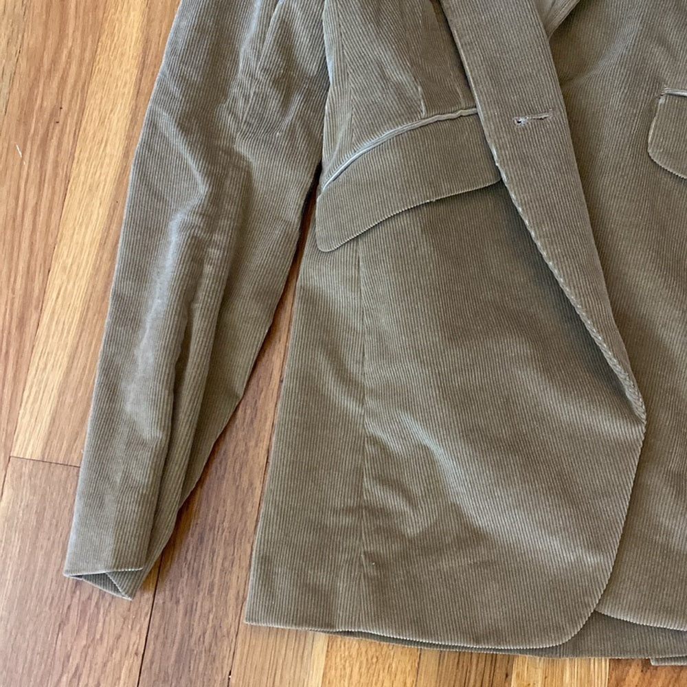 Theory Women’s Brown Corduroy Jacket Size 4