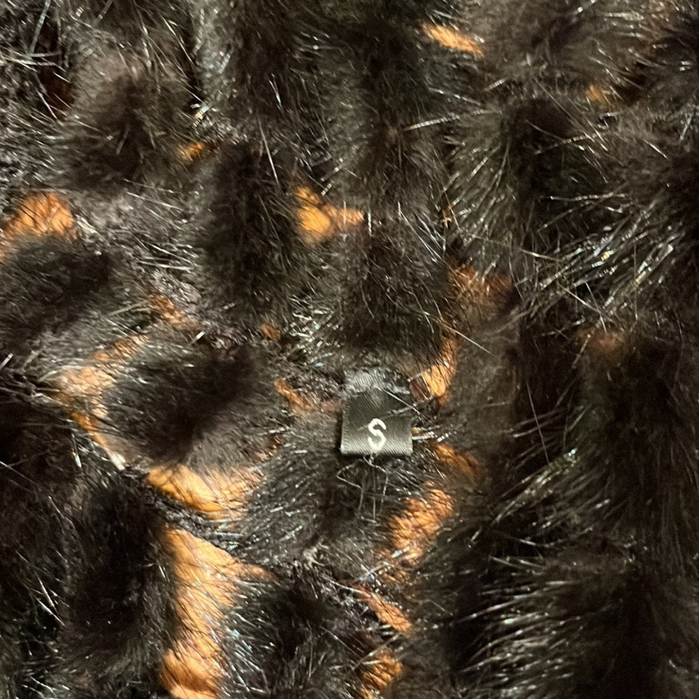 Woman’s Black Fur Vest Size S