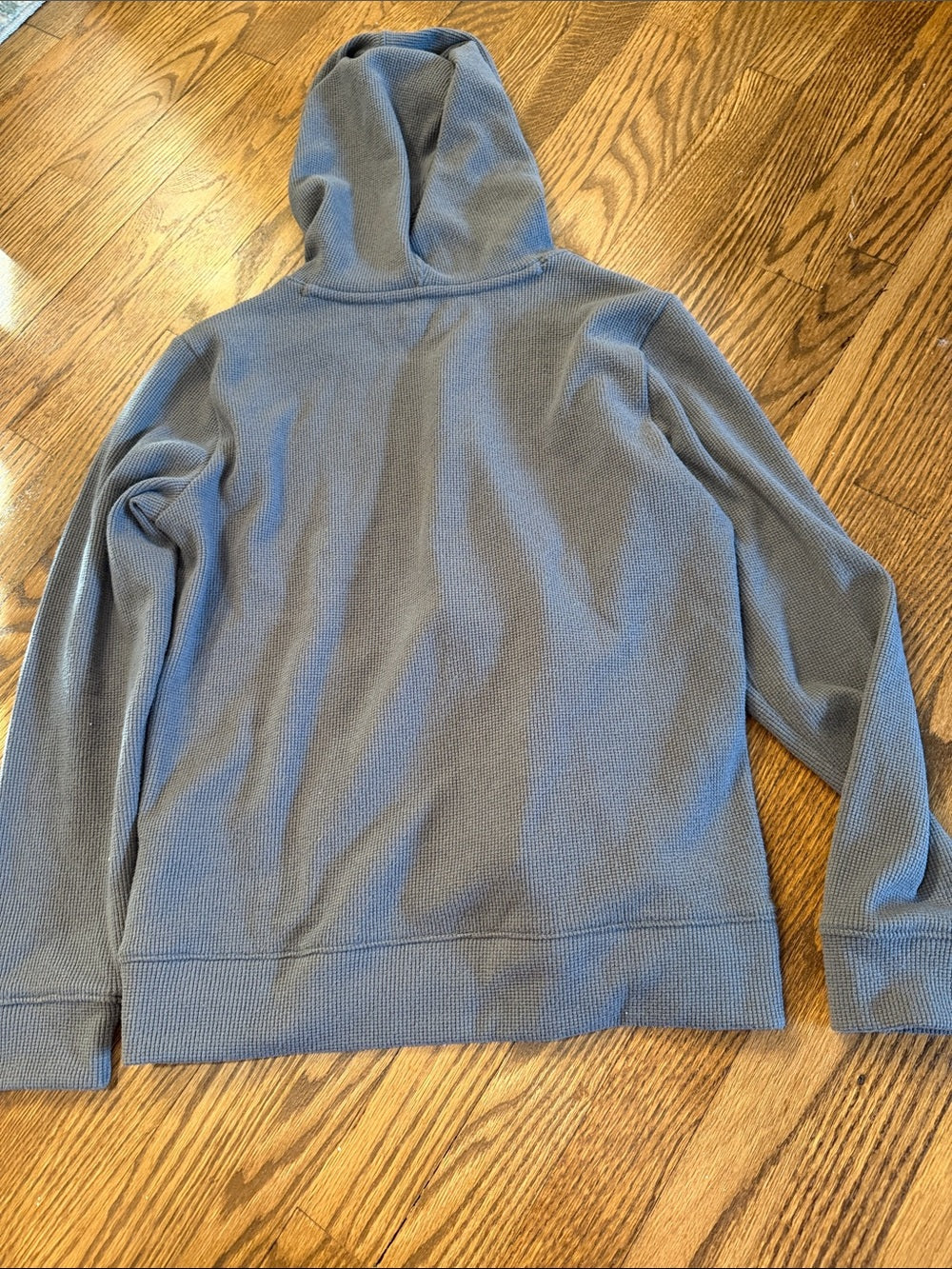 abercrombie kids Light Blue Waffle Knit Hooded Sweater Size 11/12